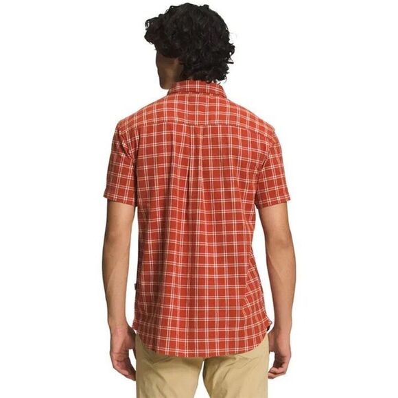 The North Face NWT Loghill Short-Sleeve Shirt Mens Button Down Plaid Print Small - Picture 3 of 5